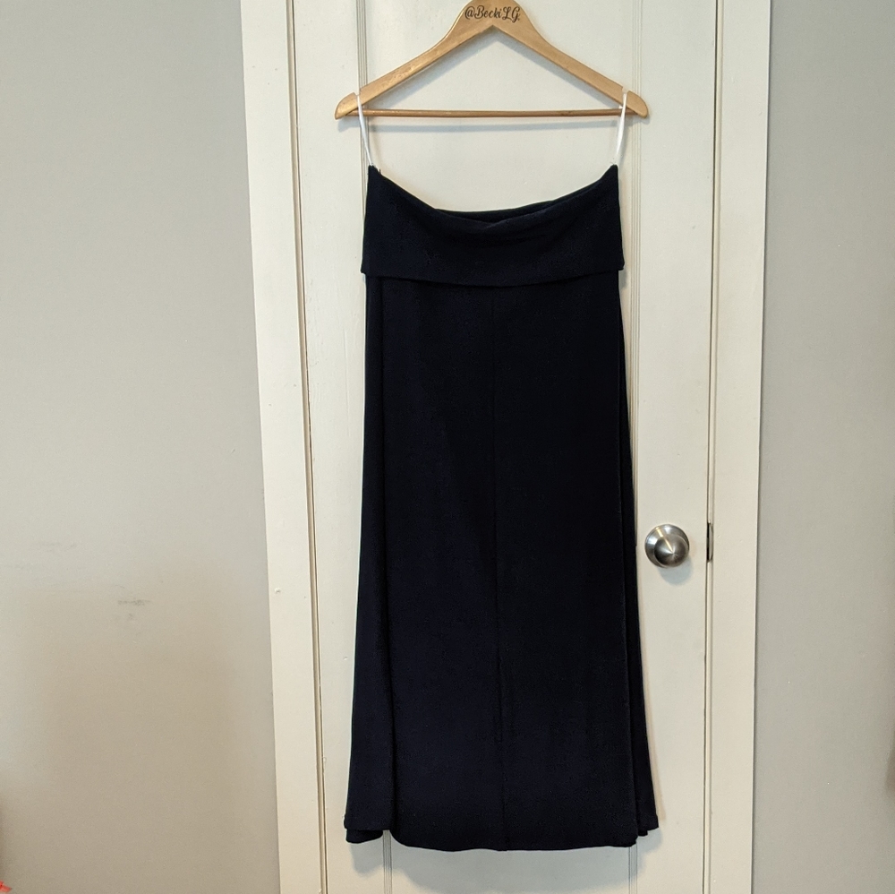 Saturdays by Kinnucans Navy Blue Maxi Skirt